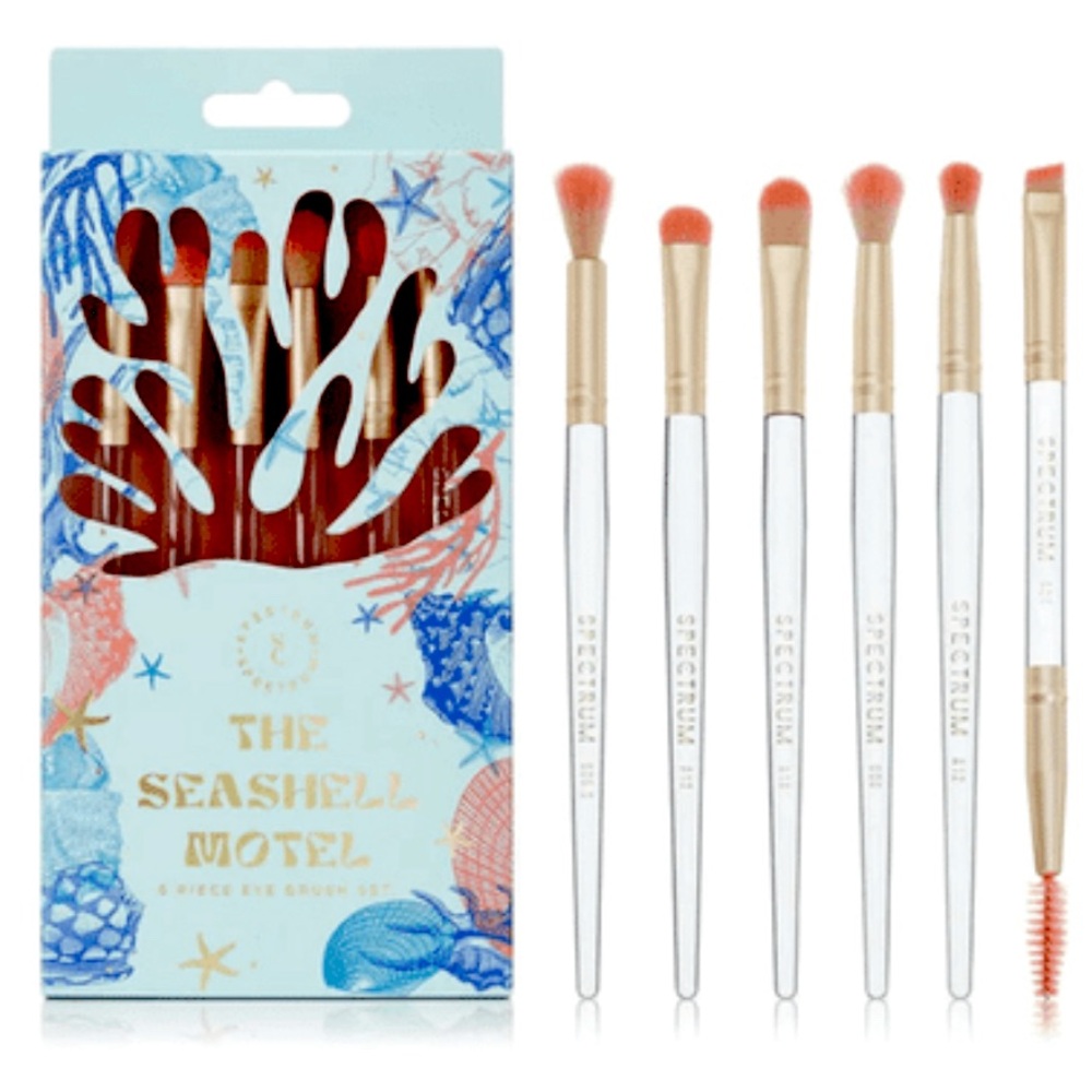 SPECTRUM Makeup Brush Shell Motel 6 piece Set